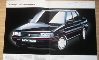 Austin Montego 1988 Catálogo Incl. Turbo EFI 224Hp