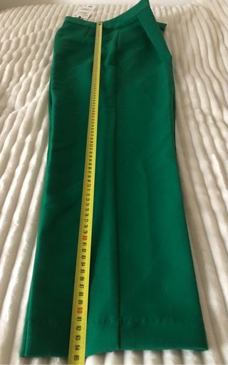 Pantalón Trousers pinzas - Talla XS - Zara - etiq