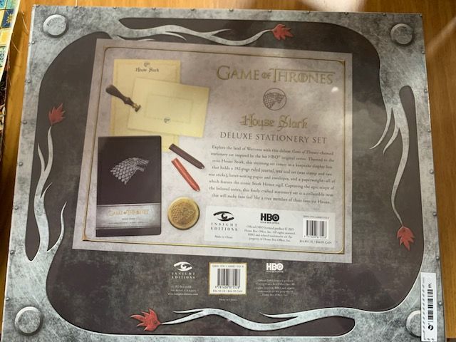 Set de Papelería Deluxe Casa Stark
