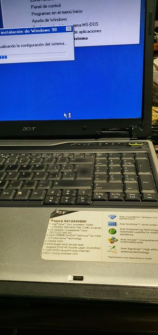 portatil Acer para piezas 