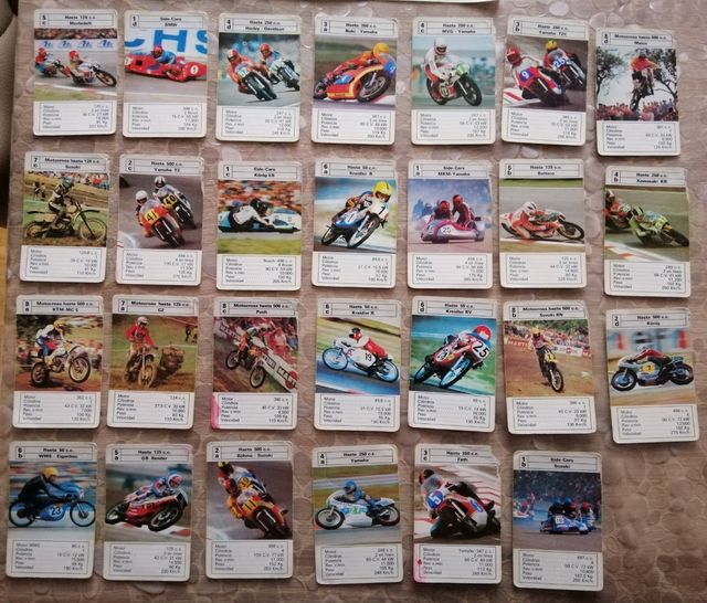 COLECCION Antiguas cartas de motos 
