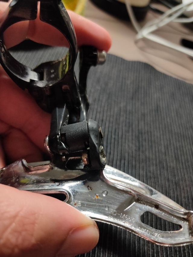 Desviador delantero Shimano Deore LX 8 velocidades