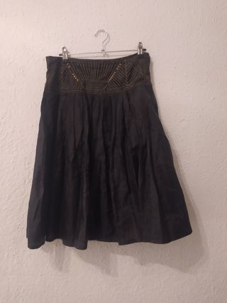 Falda étnica con lentejuelas