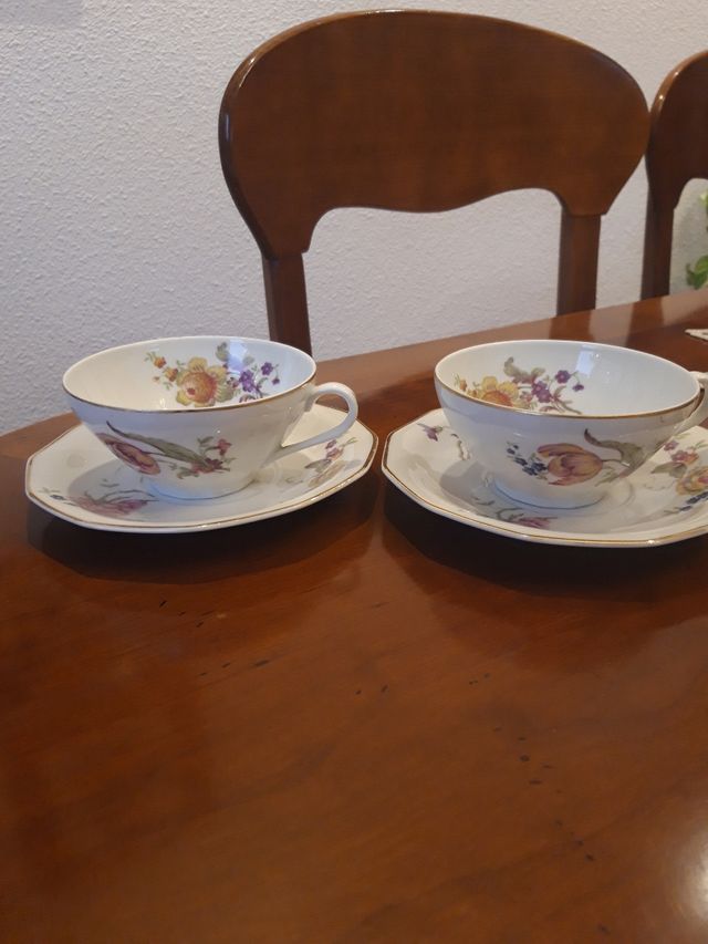 Set servicio de té porcelana Belga