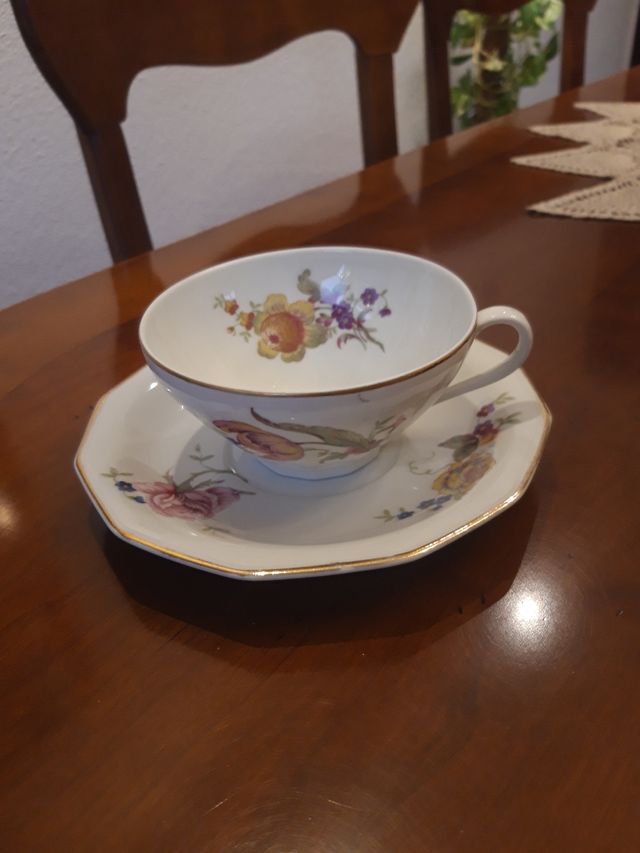 Set servicio de té porcelana Belga