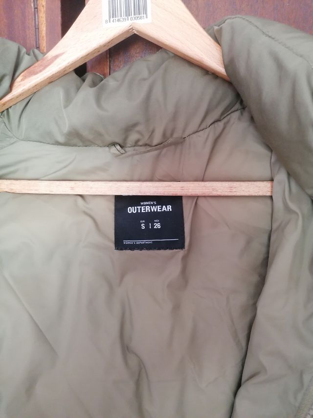 chaleco largo talla s