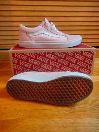 Zapatillas Vans Old School Talla 39 Rosa Claro