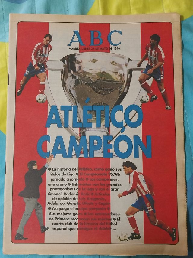 PERIÓDICO ATLÉTICO DE MADRID '96