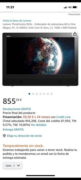 ordenador de sobremesa