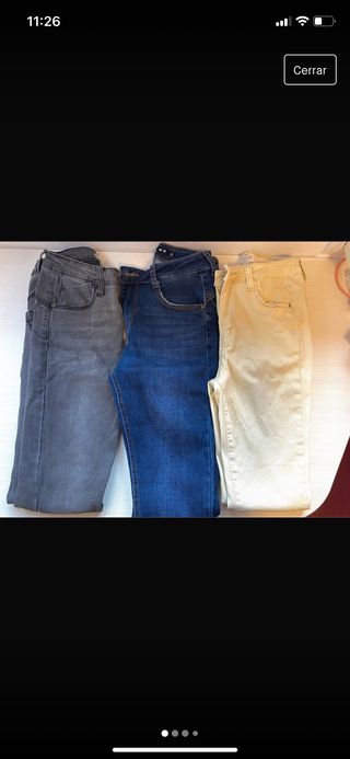 Pack tres skinny jeans