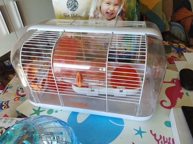 Jaula hámster habritail + accesorios