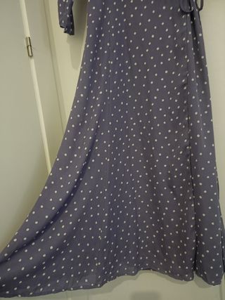 vestido lunares invitada, feria, cocktail