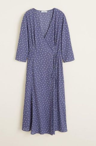 vestido lunares invitada, feria, cocktail