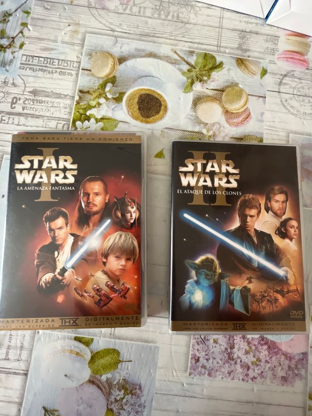 STAR WARS I Y STAR WARS II, como nuevo.