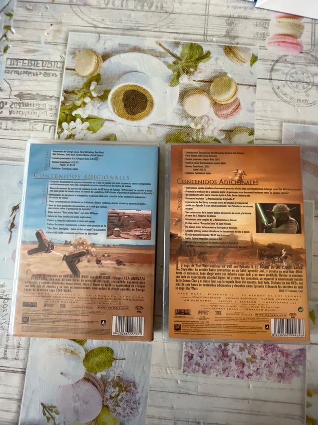 STAR WARS I Y STAR WARS II, como nuevo.
