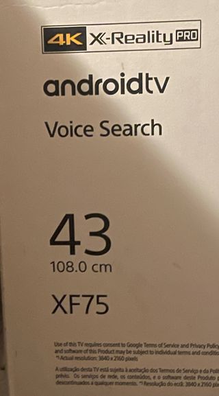 TV smarttv 43" 4K Sony UHD