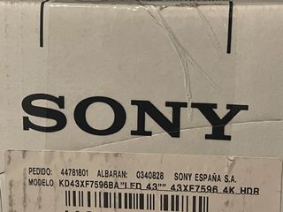 TV smarttv 43" 4K Sony UHD