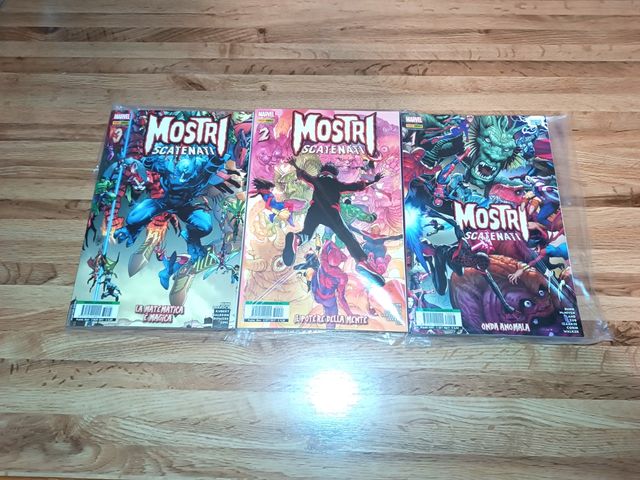 Fumetti Marvel Mostri scatenati parte 1-2-3