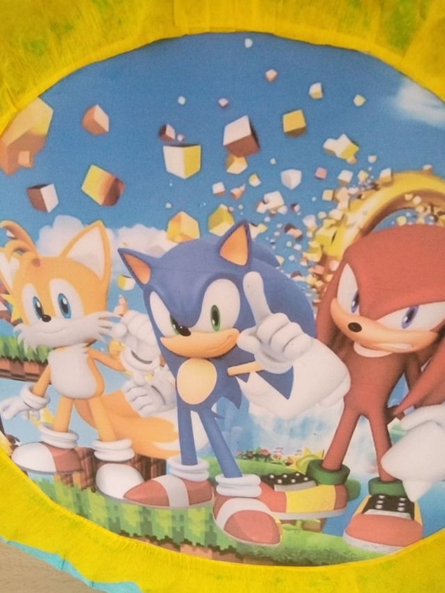 Sonic Pentolaccia PIñata Pignatta Pignata