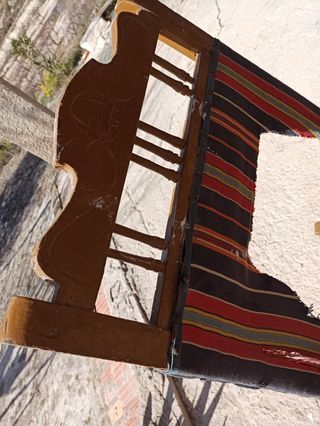 Mecedora madera antigua para restaurar