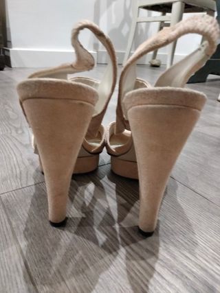 Zapatos peep toe para bodas o eventos