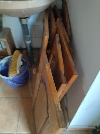 Frente armarios cocina y puertas.