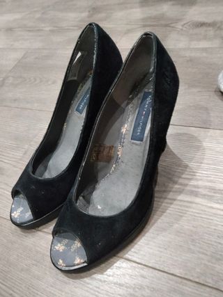 Zapatos peep toe Tommy Hilfiger