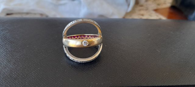 anillo oro vasculares intercambiante