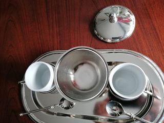 Juego Café baño Plata