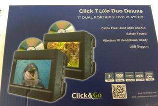 DOS DVD DUO DE COCHE CON SOPORTES Y AURICULARES