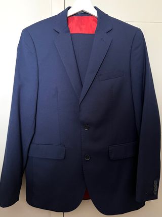 Traje hombre azul