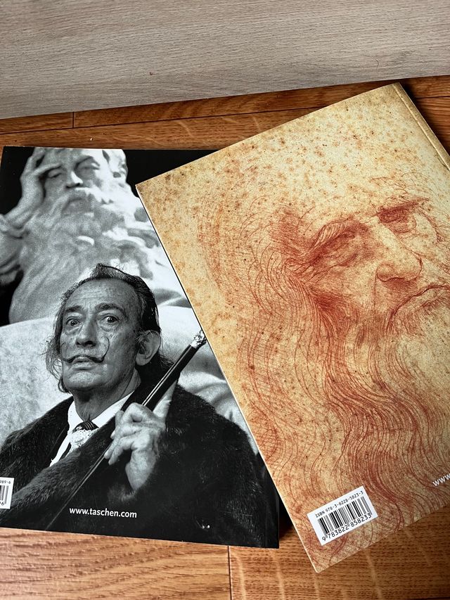 Libros de arte Da Vinci + Dalí