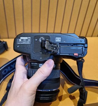 Cámara Olympus con todo