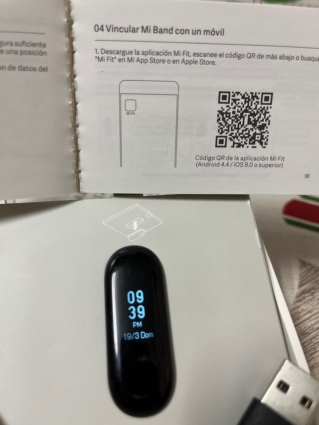 Xiaomi Mi band 3, sumergible 50m.
