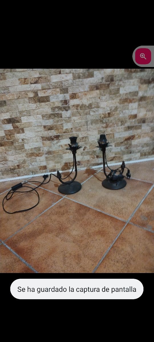 LAMPADE IN FERRO BATTUTO