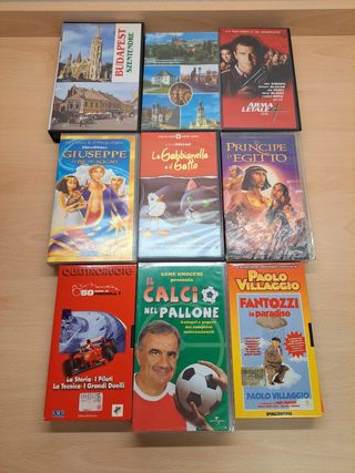 Videocassette VHS varie - prezzo unitario