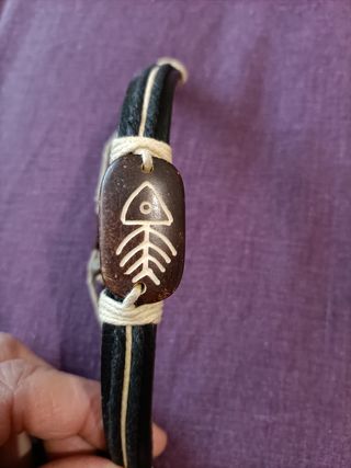 pulseras cuero 