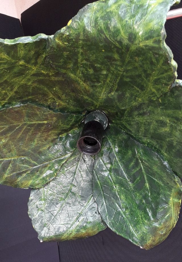 Lampadario in Ceramica Vintage dipinto a Mano