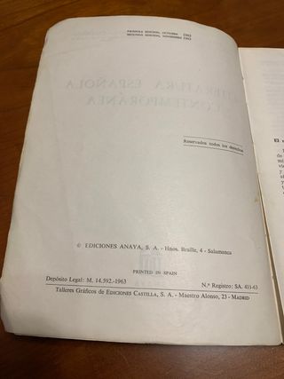 Literatura española contemporánea 