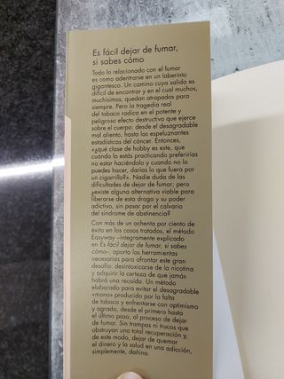 Dejar de fumar es fácil si sabes cómo. Allen Carr