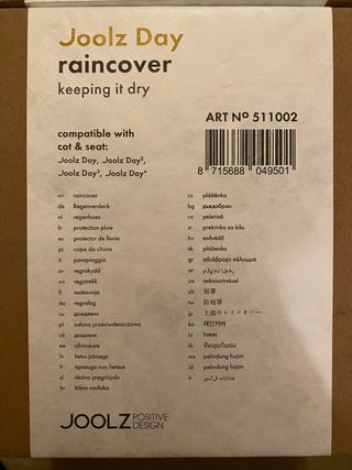 Copertura antipioggia Joolz Day