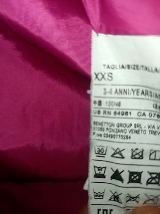 Anorac 3a 4años