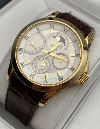 Reloj Seiko Premier Kinetic Direct Drive Moonphase