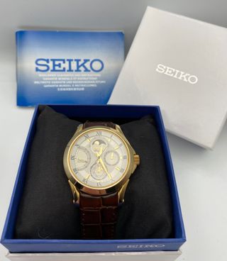 Reloj Seiko Premier Kinetic Direct Drive Moonphase