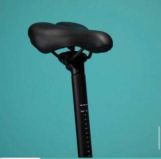 Bicicleta plegable de aluminio oxylane 500 naranja