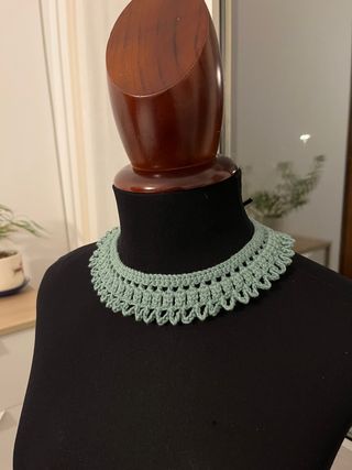 Cuello de crochet ganchillo