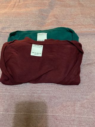 🌼Nueva chaqueta punto Pull&Bear granate🌸