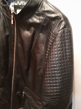 cazadora tipo biker mujer