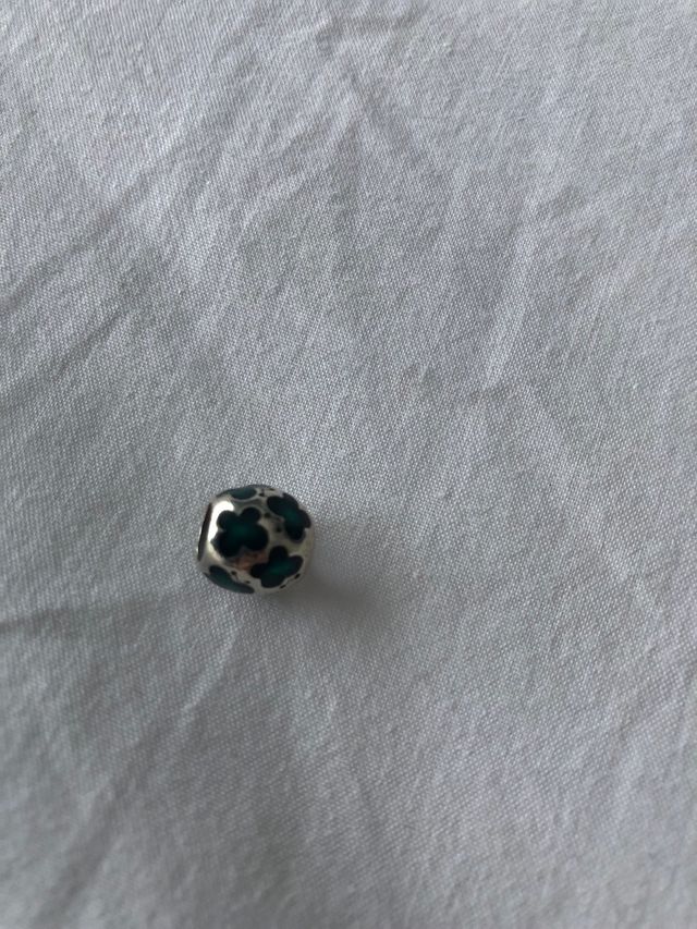 Charm Pandora Plata original mariposa turquesa