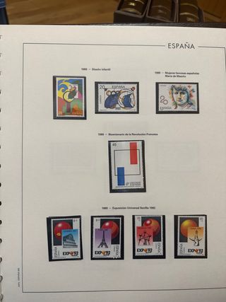 Colección sellos Correos 1973-2004